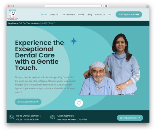 Braintech WP theme - www.aashidentalclinic.co.in