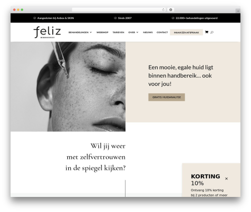Divi WordPress theme - instituutfeliz.nl
