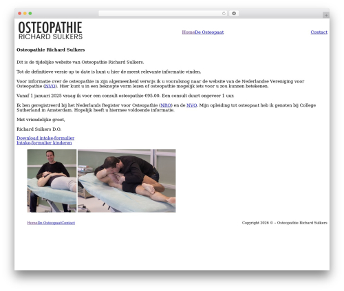 Etch Theme WordPress theme - osteopathierichardsulkers.nl