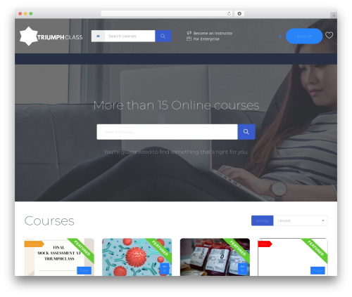 Masterstudy elementor widgets WordPress plugin - triumphclass.com