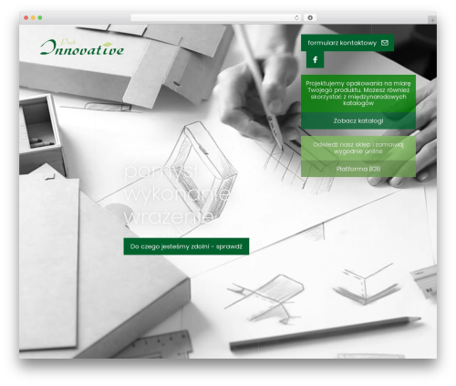 Millenium Studio Theme WordPress page theme - packinnovative.com