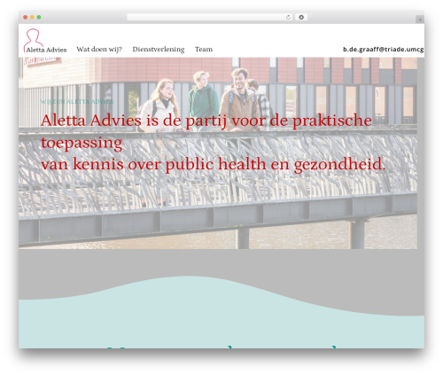 Page Builder Framework WordPress theme - aletta-advies.nl