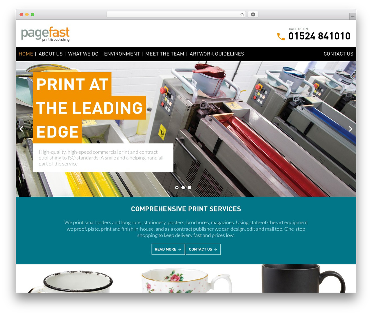 Pagefast WordPress theme - pagefast.co.uk