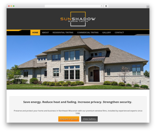 Sunshadow premium WordPress theme - sunshadowtinting.com