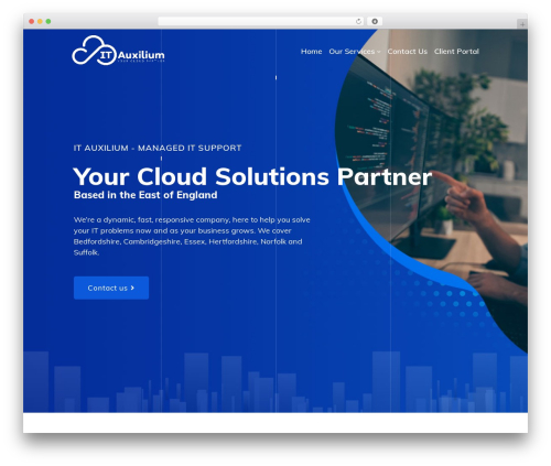 Techno WordPress theme - itauxilium.co.uk