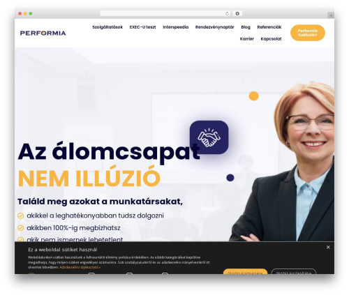 Theme WordPress Divi - performia.hu