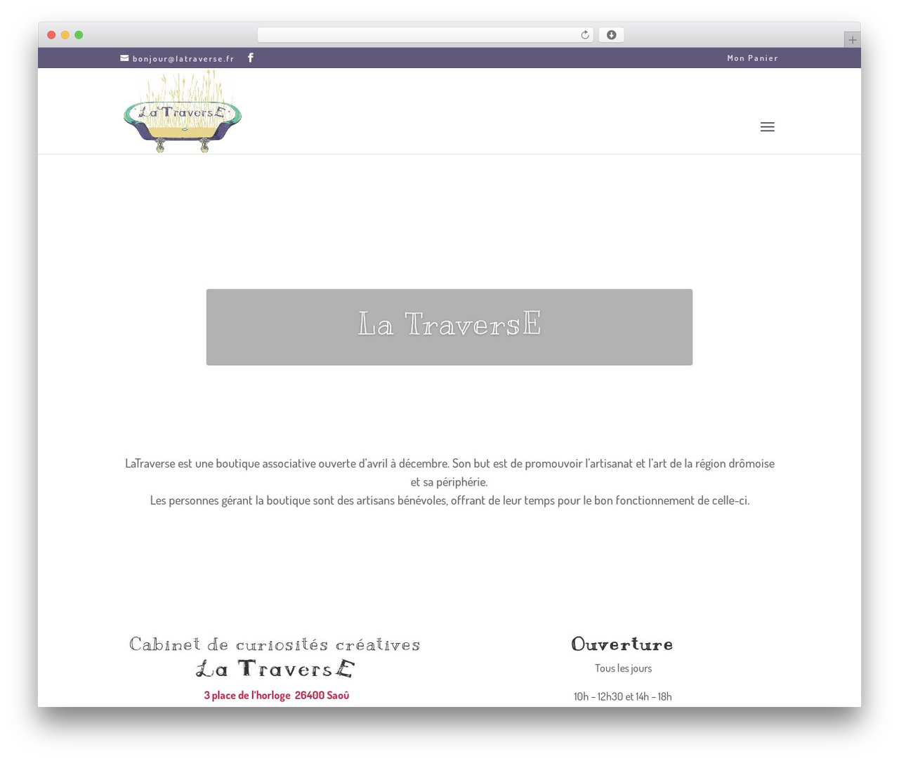Theme WordPress Divi - latraverse.fr