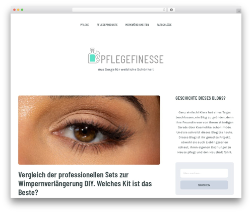 Theme WordPress Reader by MyThemeShop - pflegefinesse.ch