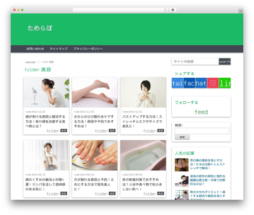 WordPress theme ????? - tamelabo.com