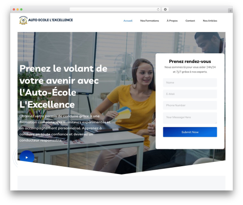 Ultimate coming soon WordPress plugin - autoecolelexcellence.com