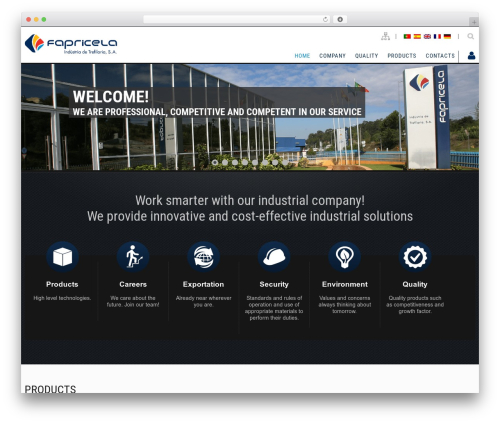 WordPress theme cherry - fapricela.pt