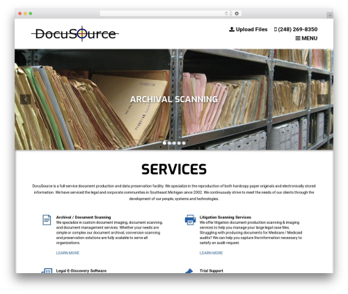 WordPress theme DocuSource - docusourceinc.com