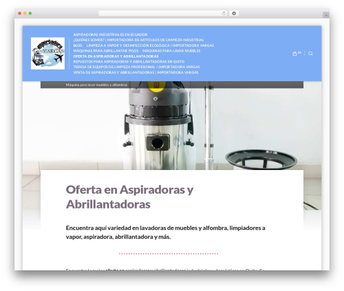 Aquene WordPress theme - abrillantadorasyaspiradoras.com