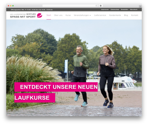 Divi theme WordPress - spass-mit-sport.de