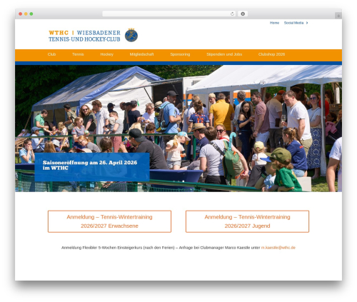 Divi WordPress page theme - wthc.de