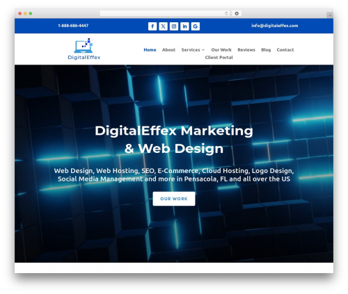 Divi WordPress theme - digitaleffex.com
