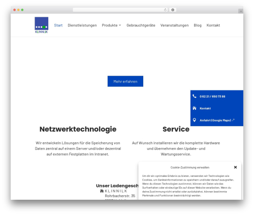 Divi WordPress theme - klinnilk.eu