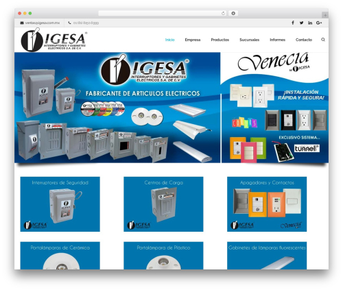 Lambda WP theme - igesa.com.mx