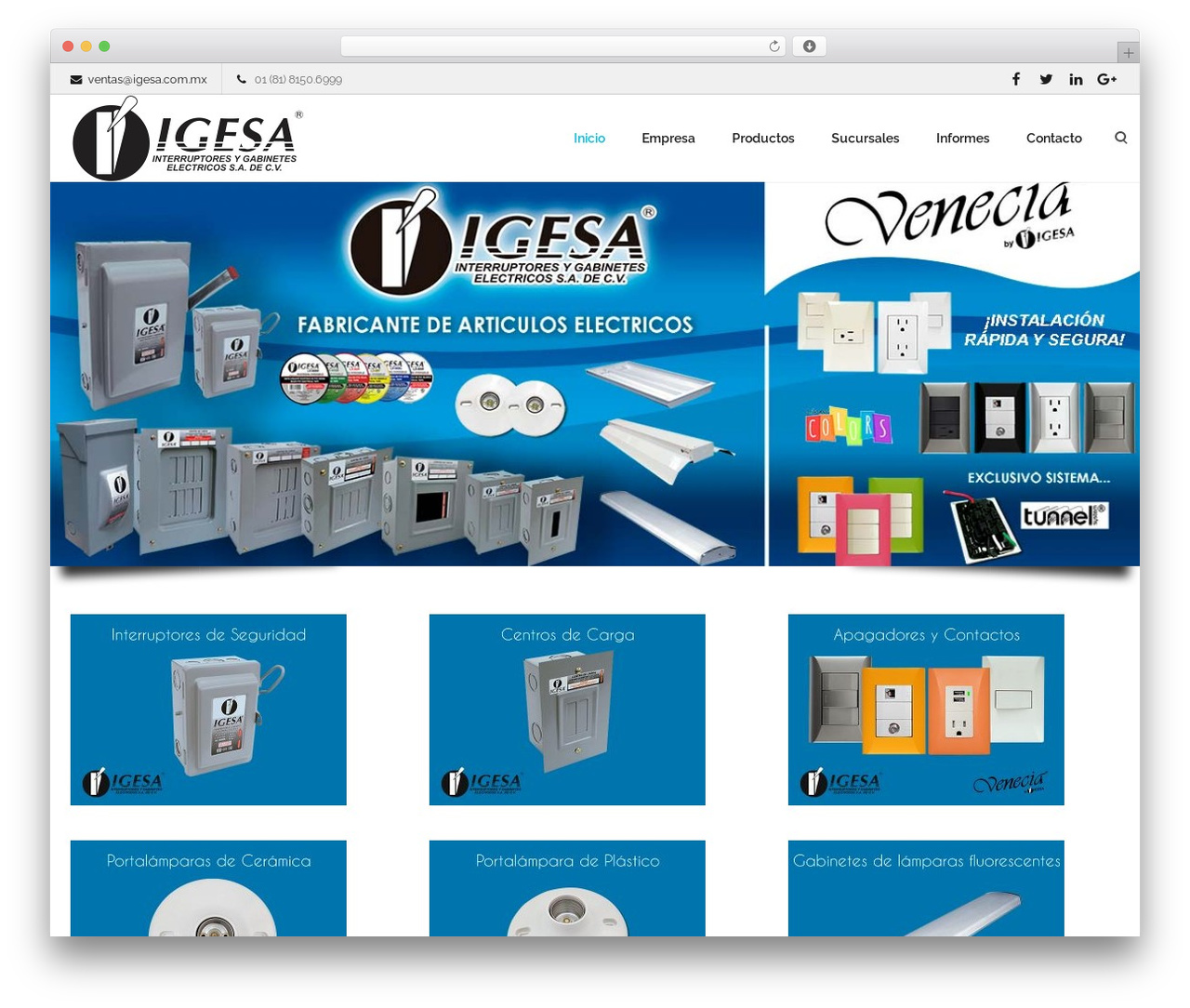 Lambda WP theme - igesa.com.mx