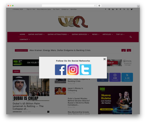 Popup | Custom Popup Builder (m-wp-popup) free WordPress plugin - welcomeqatar.com