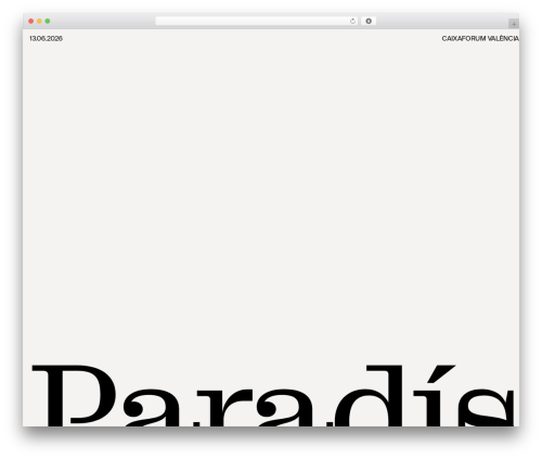 Paradis WordPress theme - paradisvalencia.com