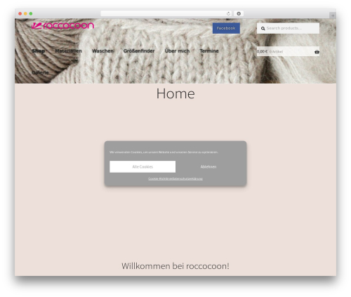 Storefront free WordPress theme - roccocoon.de