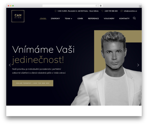 Grand cookie consent WordPress plugin - canclinic.cz