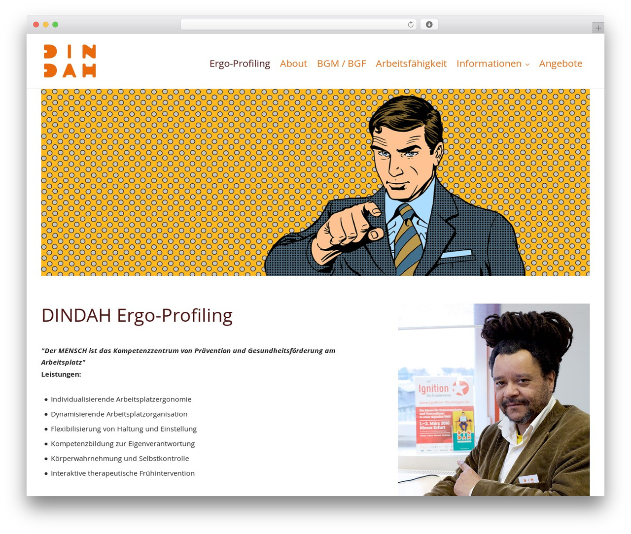 WordPress theme Create - dindah.de