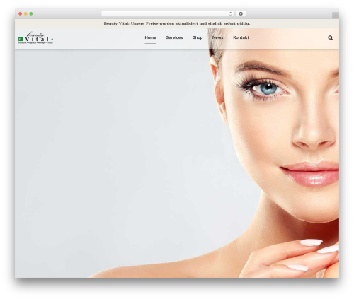 WordPress theme Levre - beautyvital.at