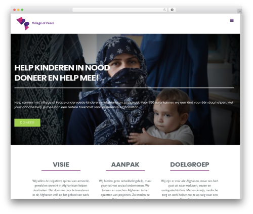 Paytium pro WordPress plugin - villageofpeace.org