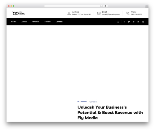 Braintech WordPress theme - flymediagroup.org