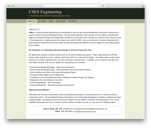 Dynamik WP theme - cses-engineering.com