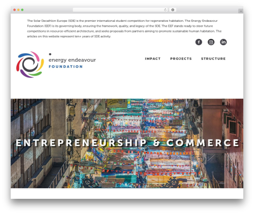 eef theme WordPress - energyendeavour.org