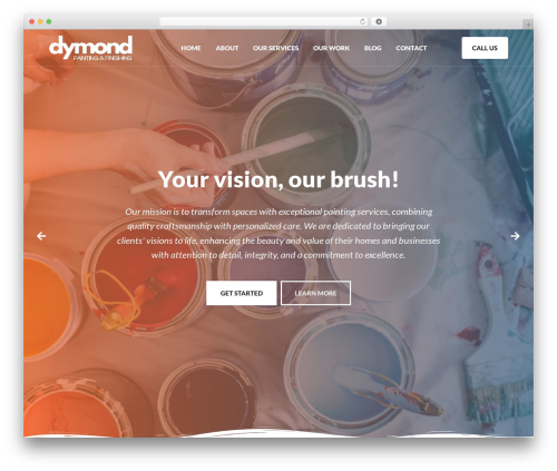 Exqute WP theme - dymondpainting.com