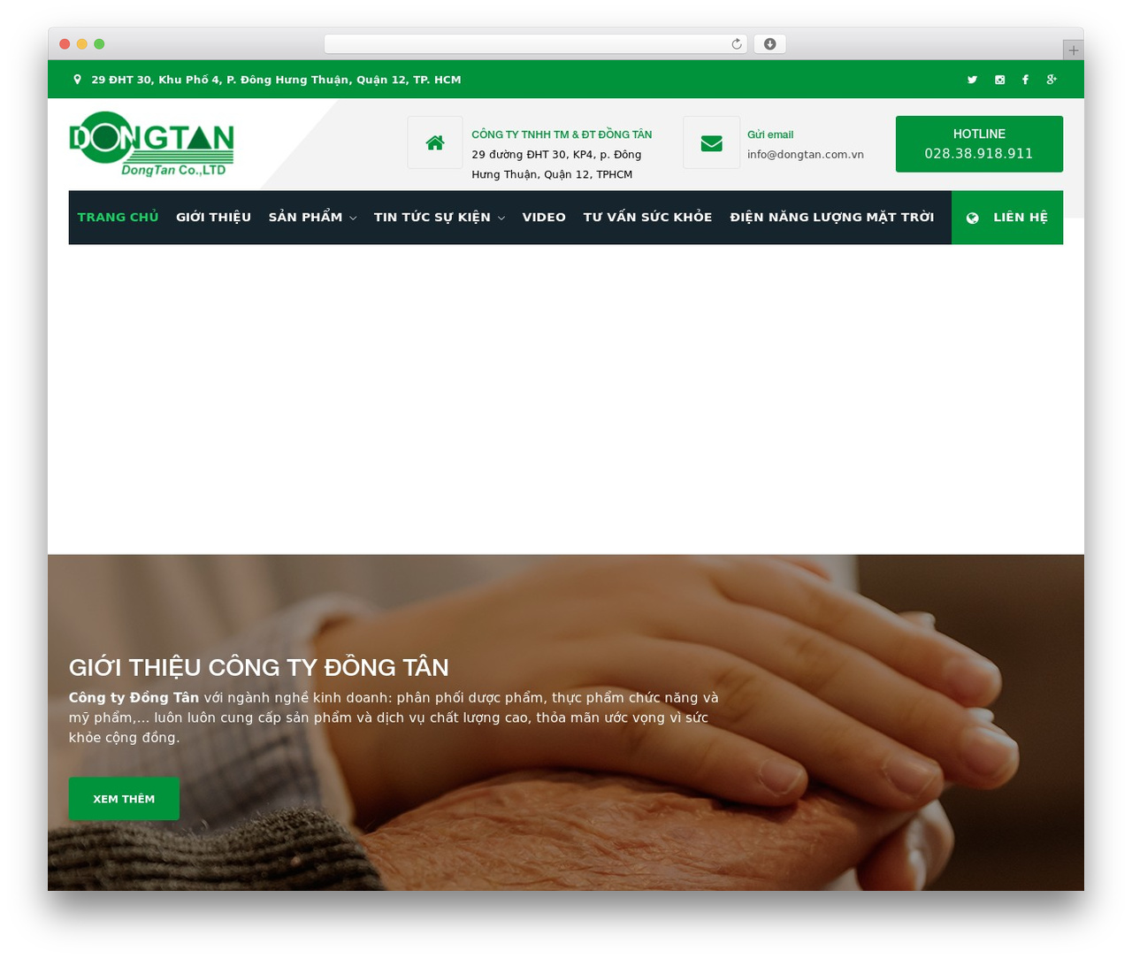 Layers theme WordPress - dongtan.com.vn