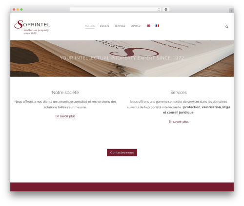 Mountain WordPress theme - soprintel.ch