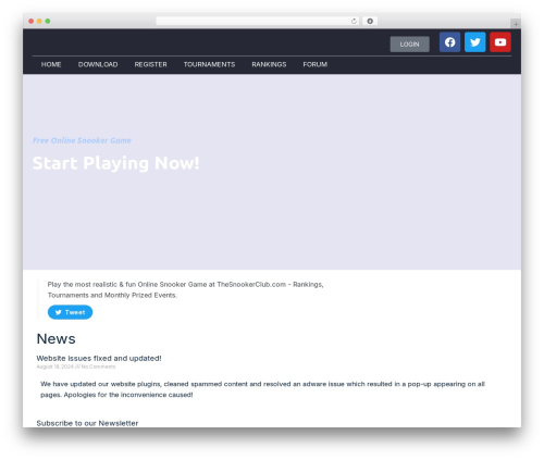 One Elementor WordPress theme free - thesnookerclub.com One Elementor WordPress theme free - thesnookerclub.com