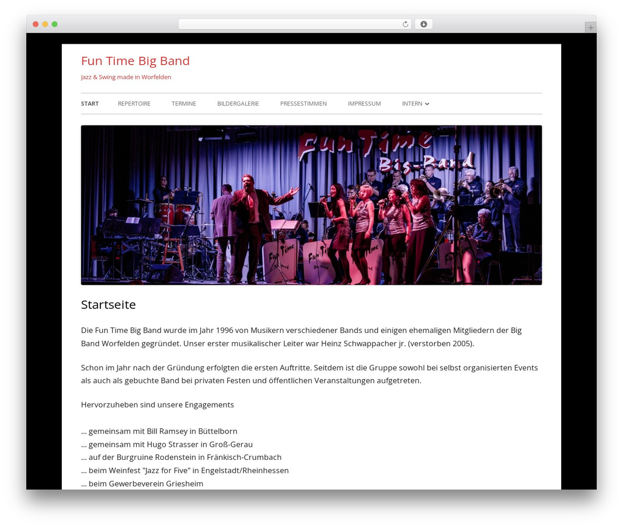 Theme WordPress Tiny Framework - funtime-bigband.de Theme WordPress Tiny Framework - funtime-bigband.de
