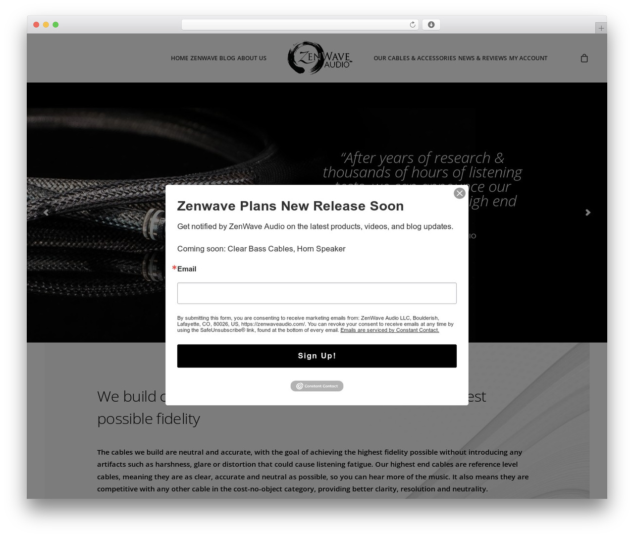 Theme WordPress Uncode - zenwaveaudio.com
