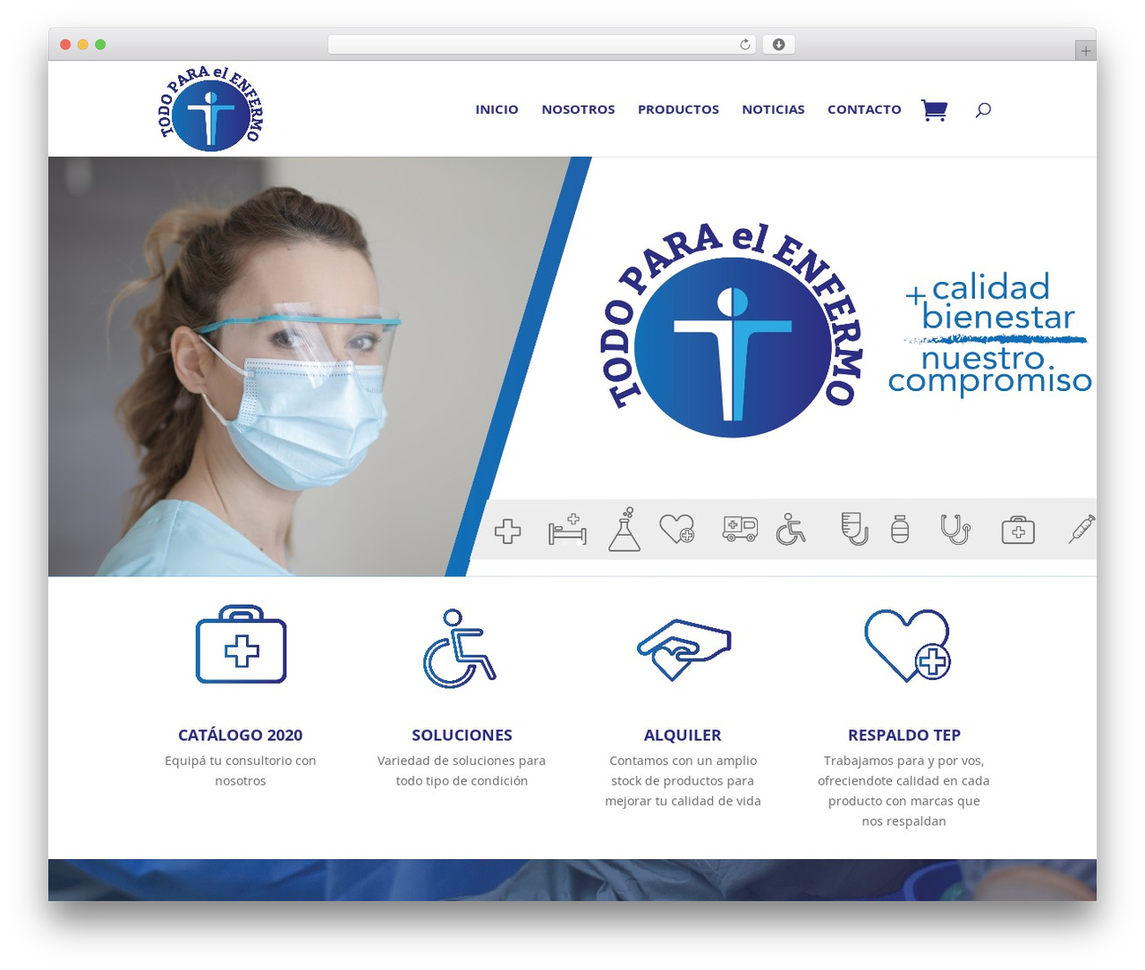 WordPress theme Divi - todoparaelenfermo.com