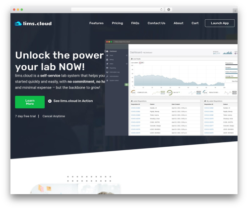 WordPress theme olmo - lims.cloud