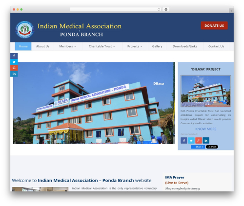 Candidate theme WordPress - imaponda.org