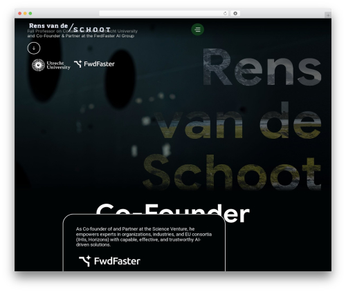 Essentials WordPress theme - rensvandeschoot.com