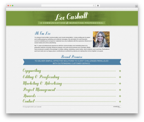 Excelsior WordPress Theme premium WordPress theme - leecashatt.com