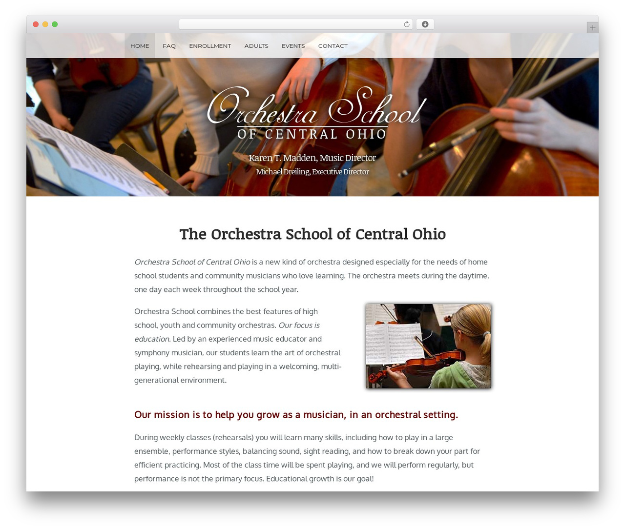 Indie WordPress theme - orchestraschool.org Indie WordPress theme - orchestraschool.org
