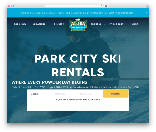 Formidable dates WordPress plugin - parkcityskirentals.com