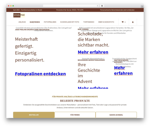 Salesman WordPress plugin - schokofoto.de