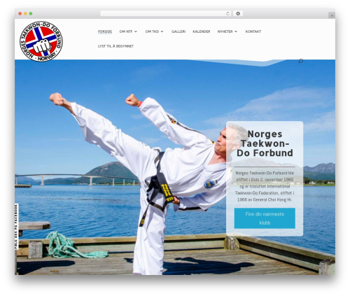 WordPress theme Divi - taekwondo.no