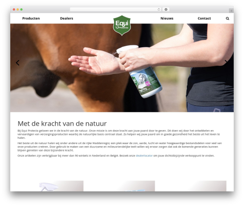 WordPress theme EquiProtecta - equiprotecta.nl
