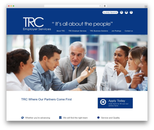 WordPress theme Stack - trcpeople.com